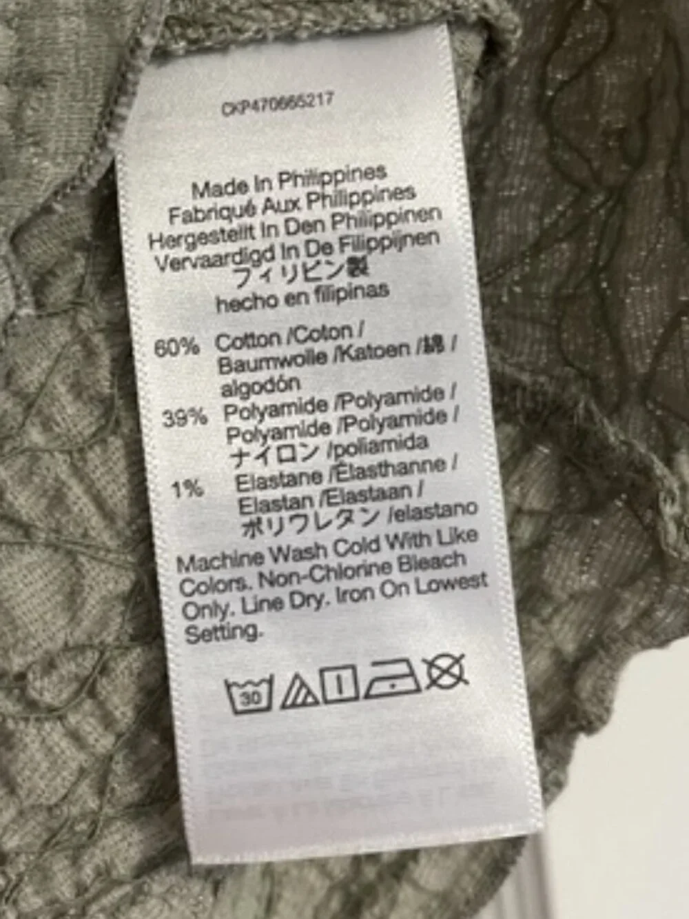 Madewell Textured Sage Green Twist Front Sleeveless Top - Picture 4 of 6